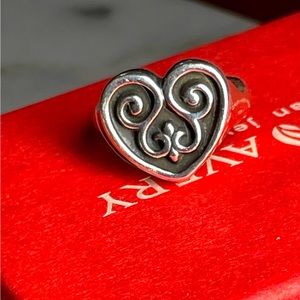 James Avery Retired French Heart ring